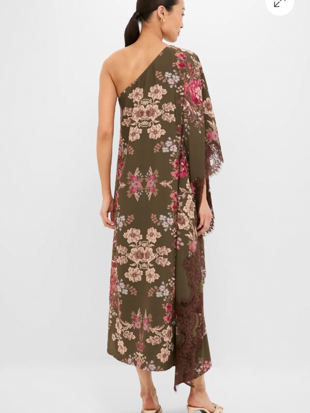 Tuckernuck olive ornate lace dress